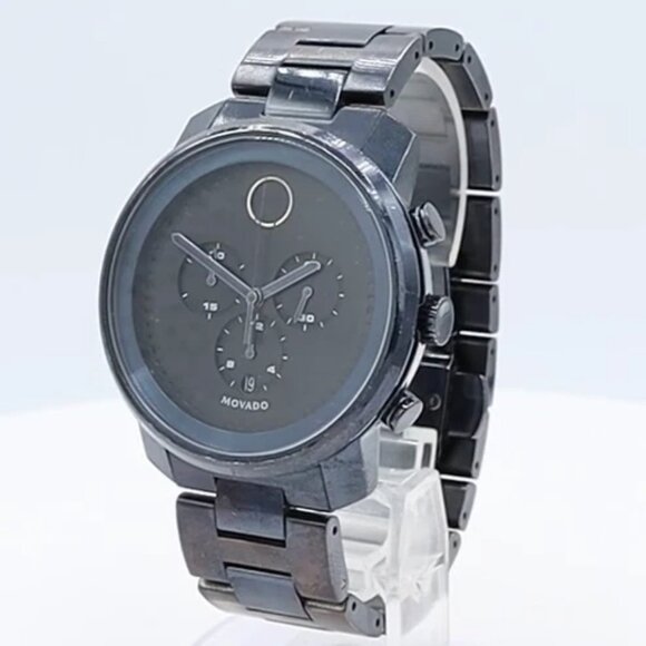 Vintage Movado 14.304.238 Bold TR90 Men's Quartz Chronograph Wristwatch Swiss